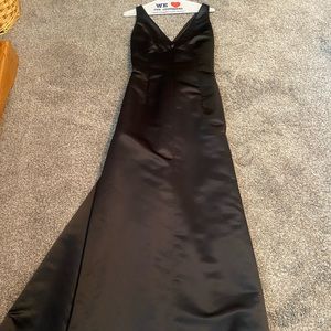 Black formal dress